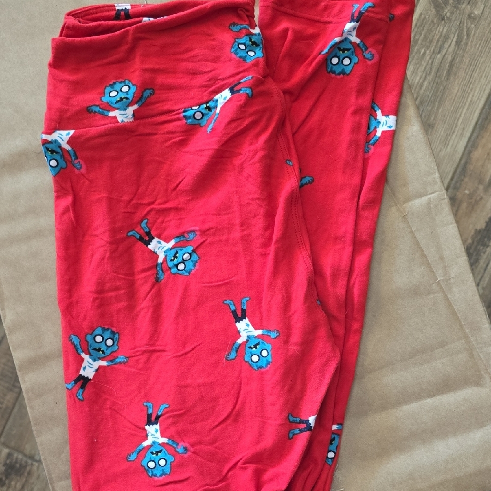 LuLaRoe Zombie Halloween Leggings One Size